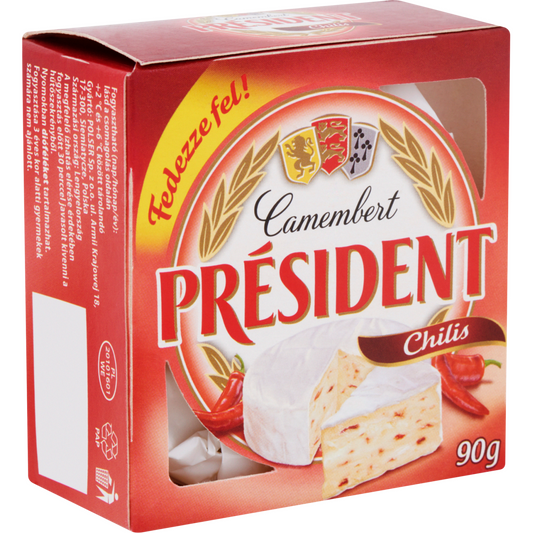 Président Camembert chilis zsírdús lágy sajt 90 g
