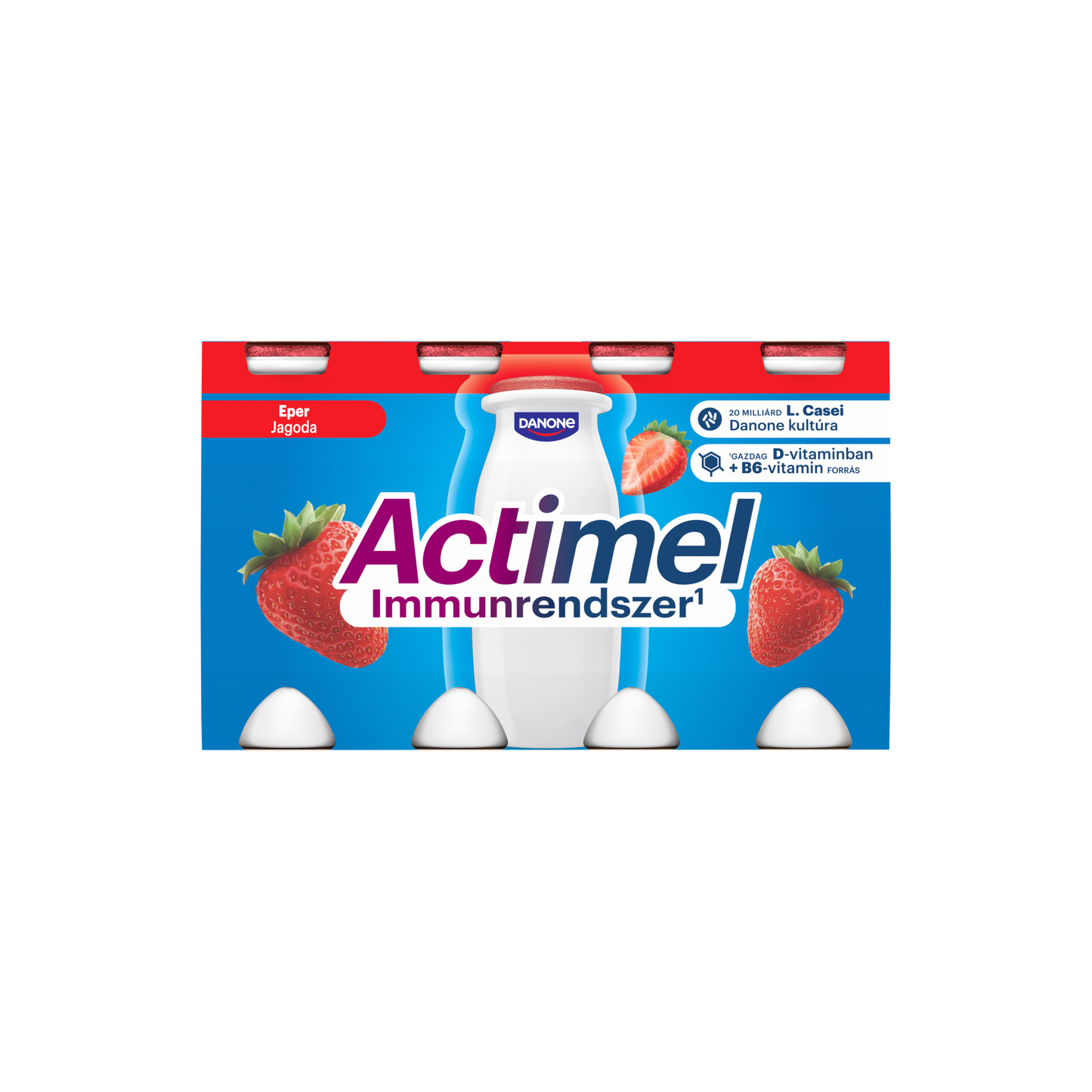 Danone Actimel eperízű zsírszegény joghurtalapú ital B6- és D-vitaminnal 8 x 100 g (800 g)
