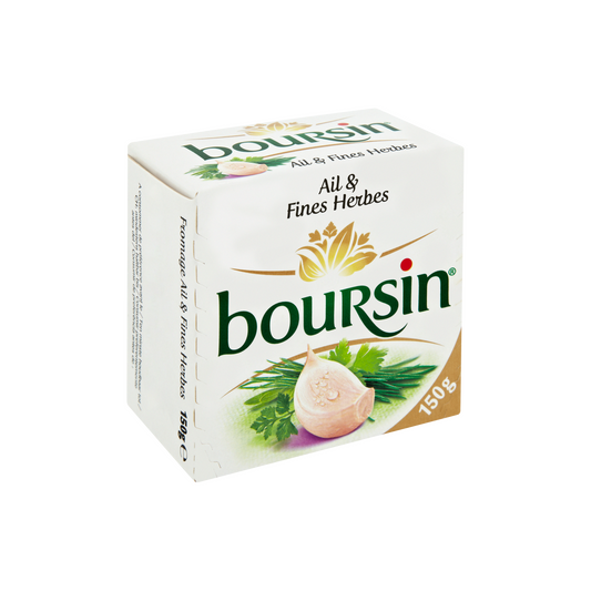 Boursin fokhagymás & fűszeres lágy sajt 150 g