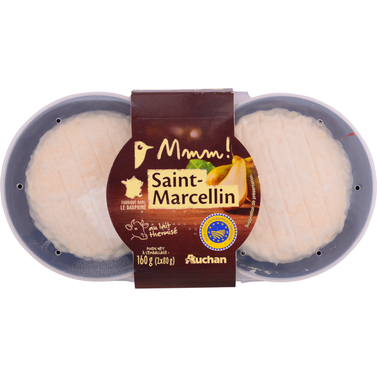 Auchan Prémium MMM! Saint-Marcellin zsíros lágy sajt 160 g