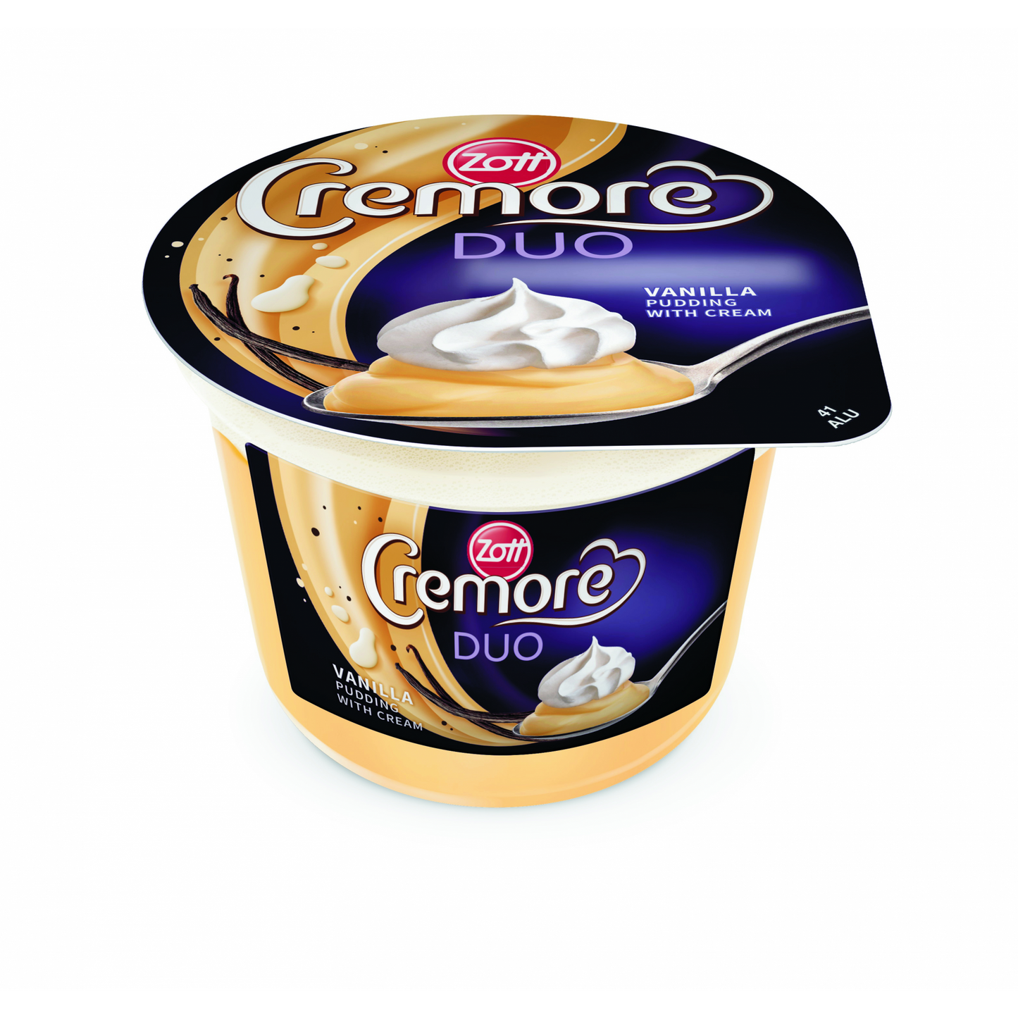 Zott Cremore Duo vanília desszert tejszínhabbal 190 g