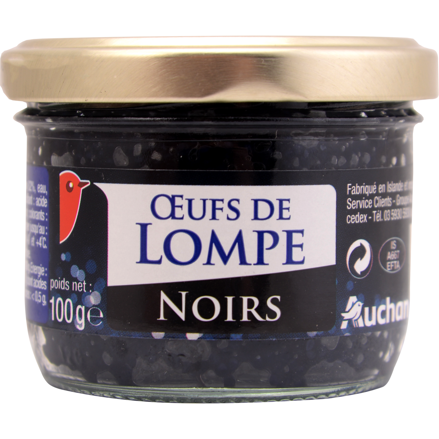 Auchan Kedvenc Fekete tengeri nyúlhal halikra 100 g