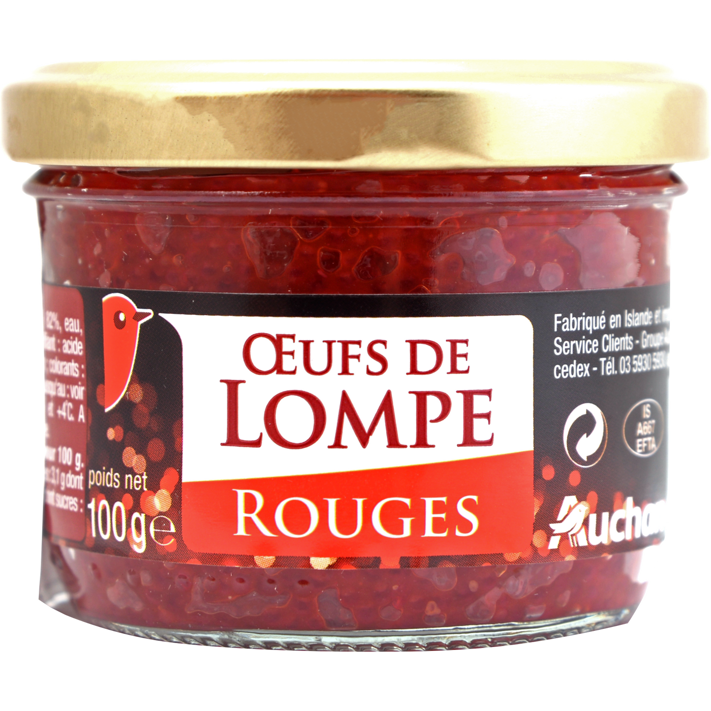 Auchan Kedvenc Vörös tengeri nyúlhal halikra 100 g