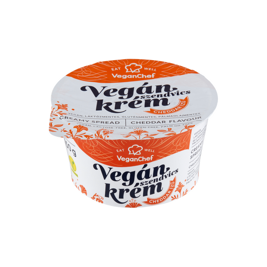 VeganChef vegán cheddar ízű szendvicskrém 150 g