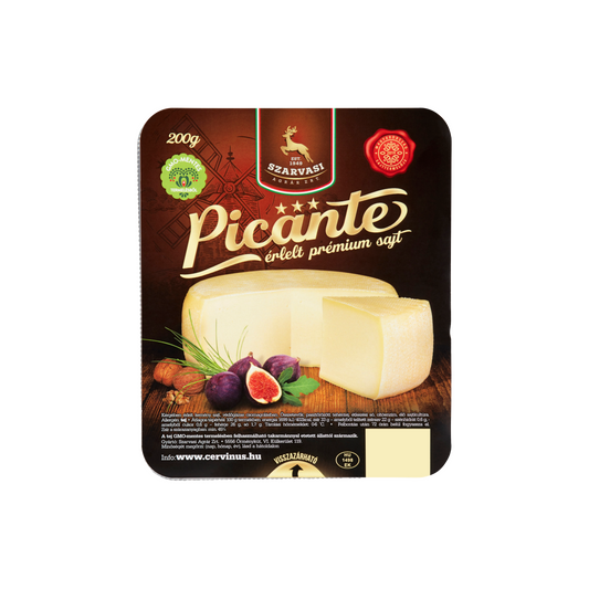 Szarvasi Picante kérgében érlelt kemény sajt 200 g