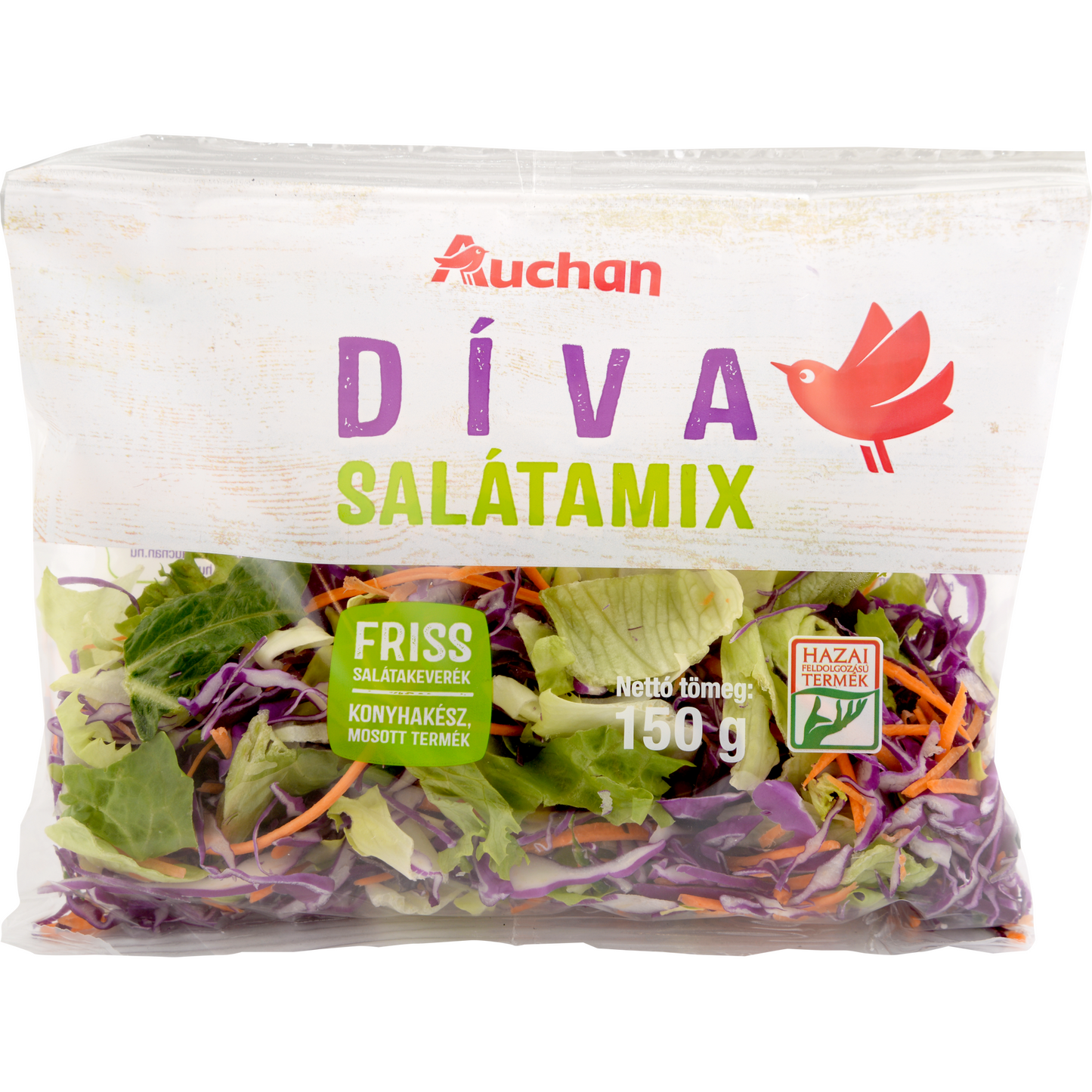 Auchan Nívó Díva salátamix 150 g
