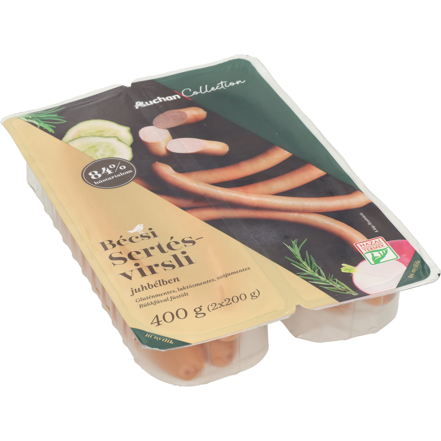 Auchan Collection Bécsi virsli 2x200 g