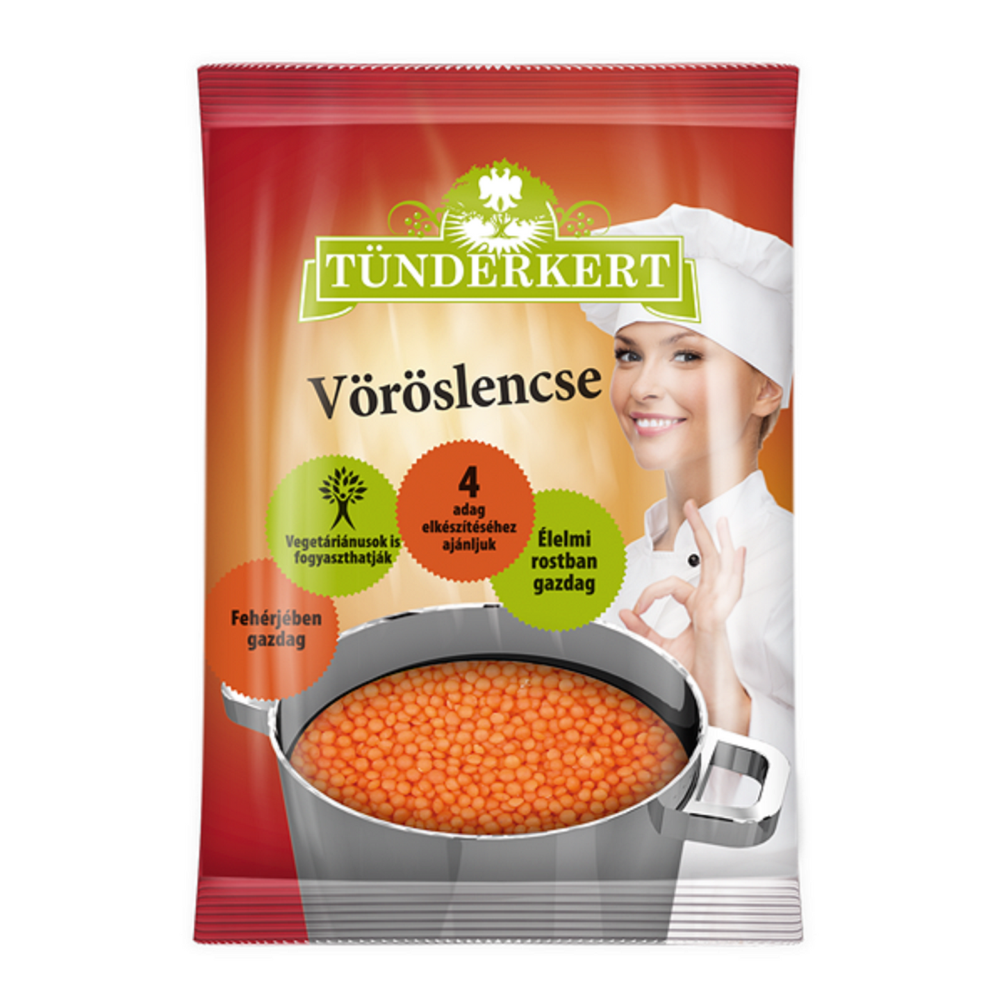 Tündérkert Vöröslencse 400 g