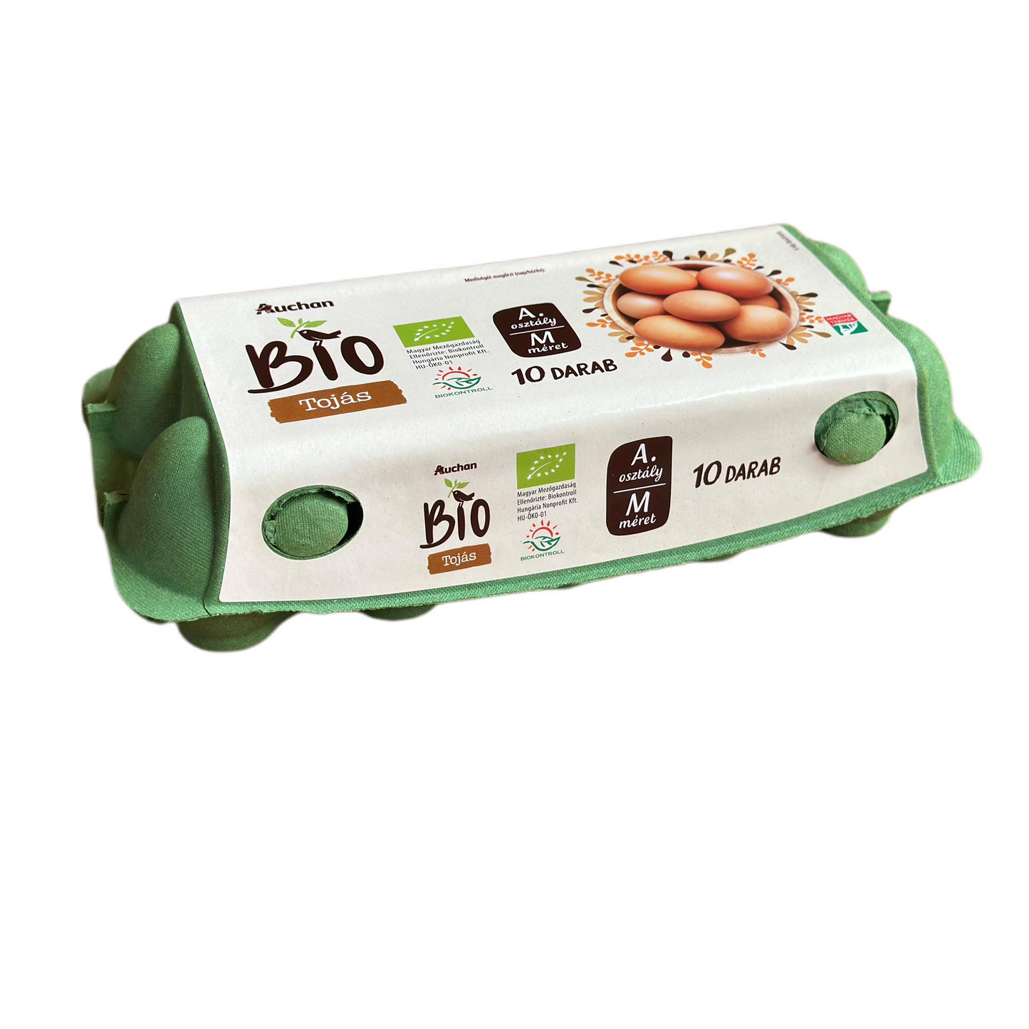 Auchan Kedvenc 10 db Bio tojás M-es 10 db 530 g