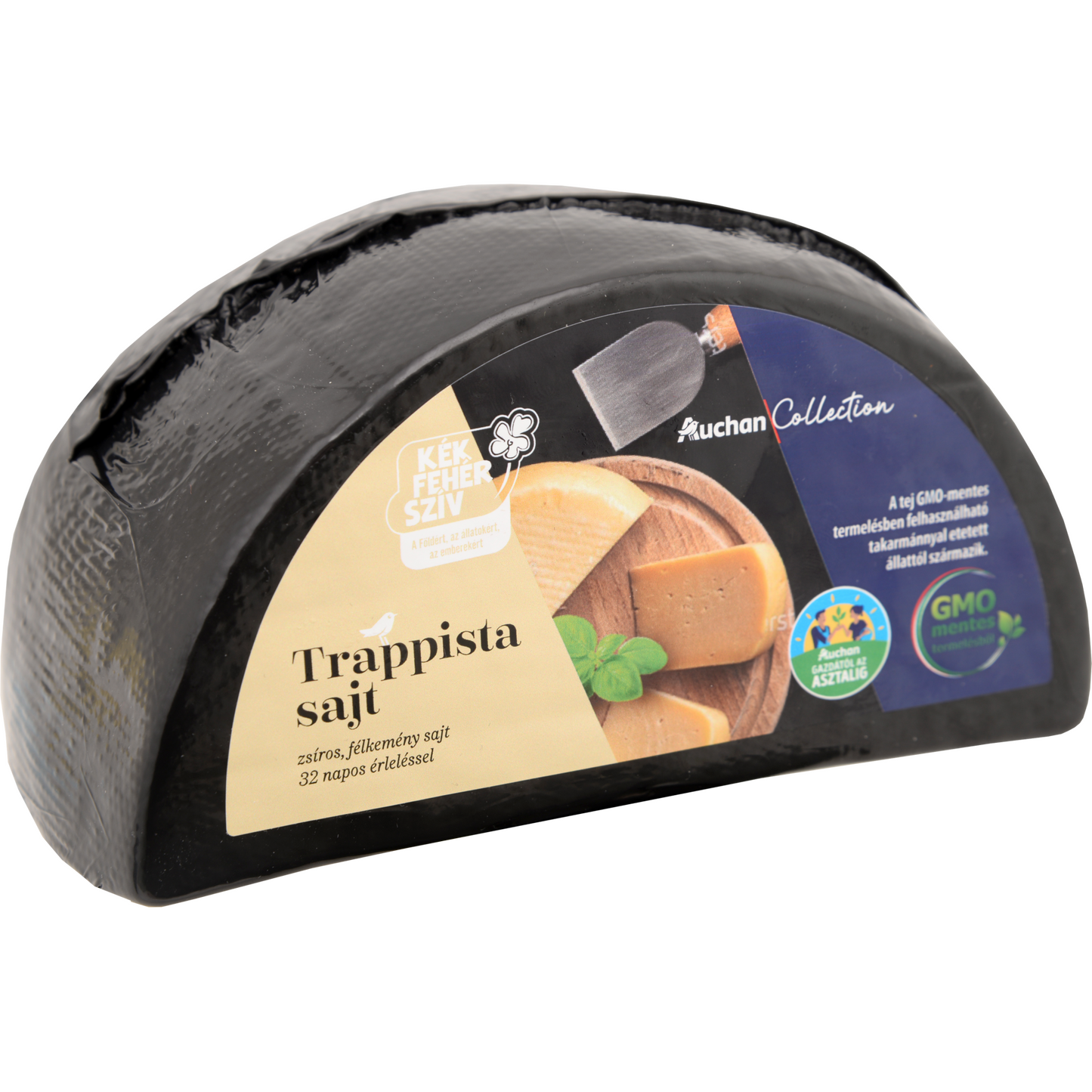 Auchan Collection Gazdától az asztalig felezett trappista sajt Ft/kg