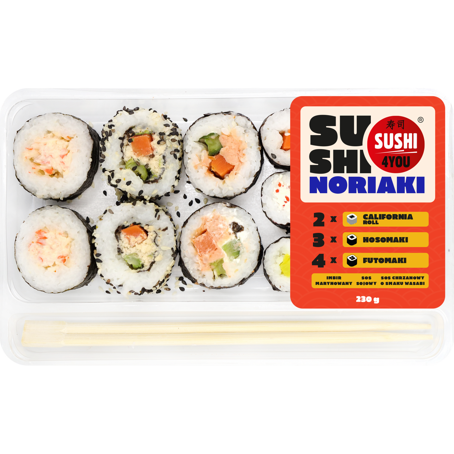 Sushi4You Noriaki sushi box 230 g