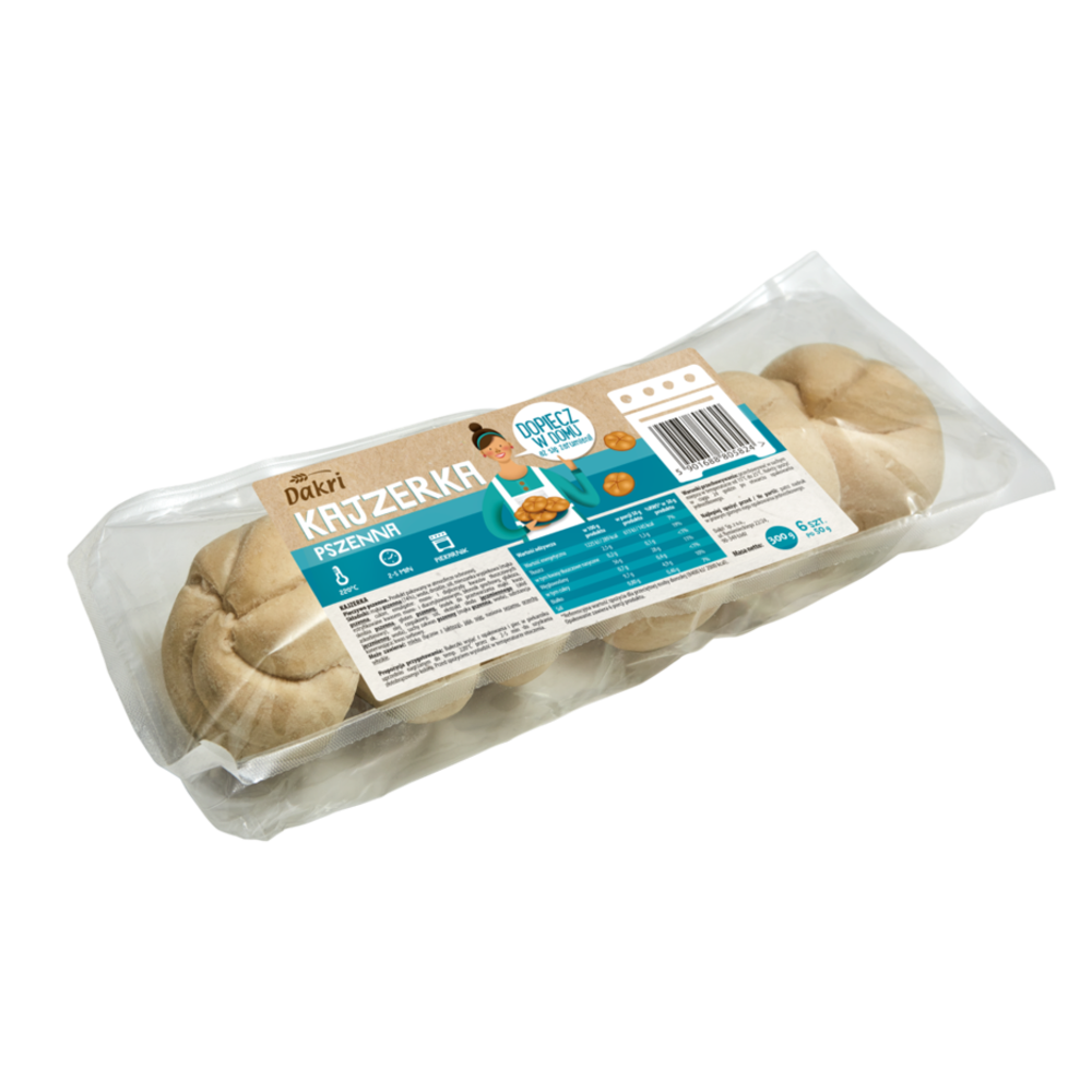 Elősütött császárzsemle 300g 6x50 g