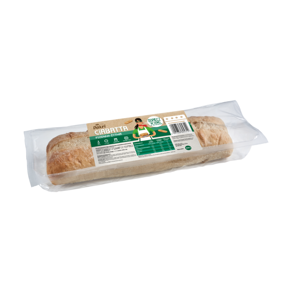 Elősütött ciabatta 300g 5x60g