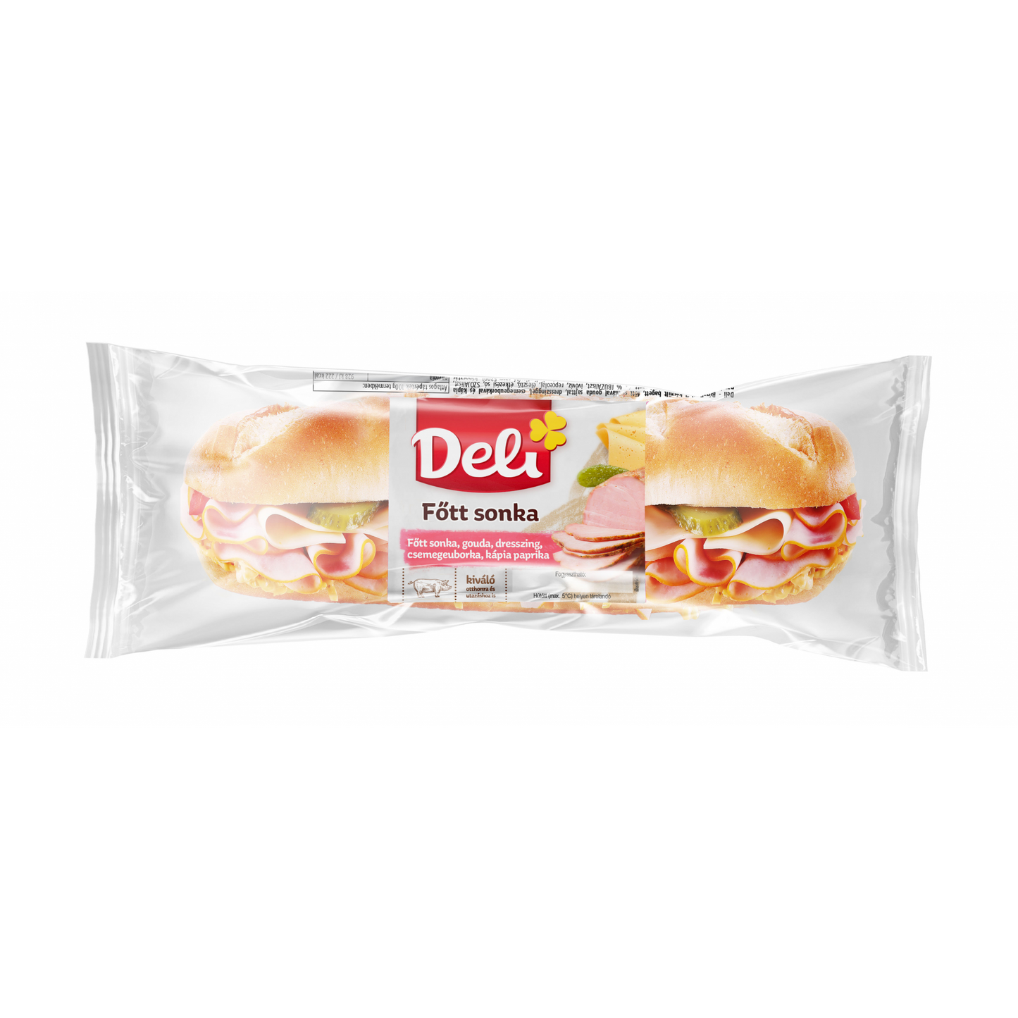 Deli - Főtt sonka bagett 220g