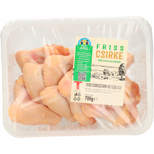 Gazdától az asztalig csirkeszárny, GMO-mentes termelésből, védőgázas csomagolásban, 700 g