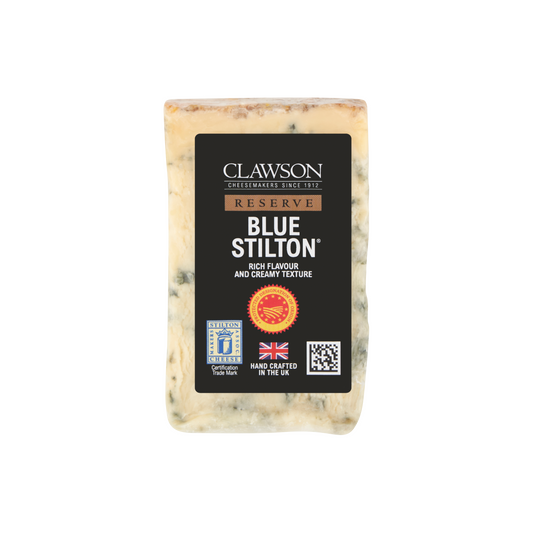 Clawson Blue Stilton zöld nemespenésszel érő zsíros félkemény sajt 150 g