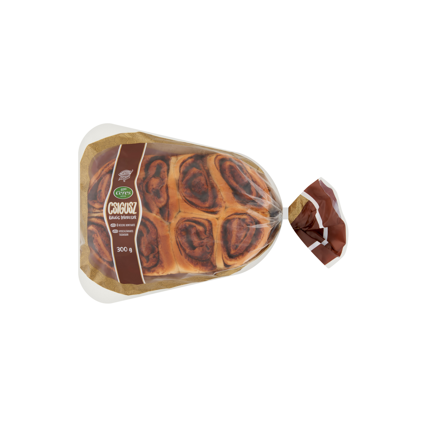Ceres Csigusz kakaós tekercsek 300 g
