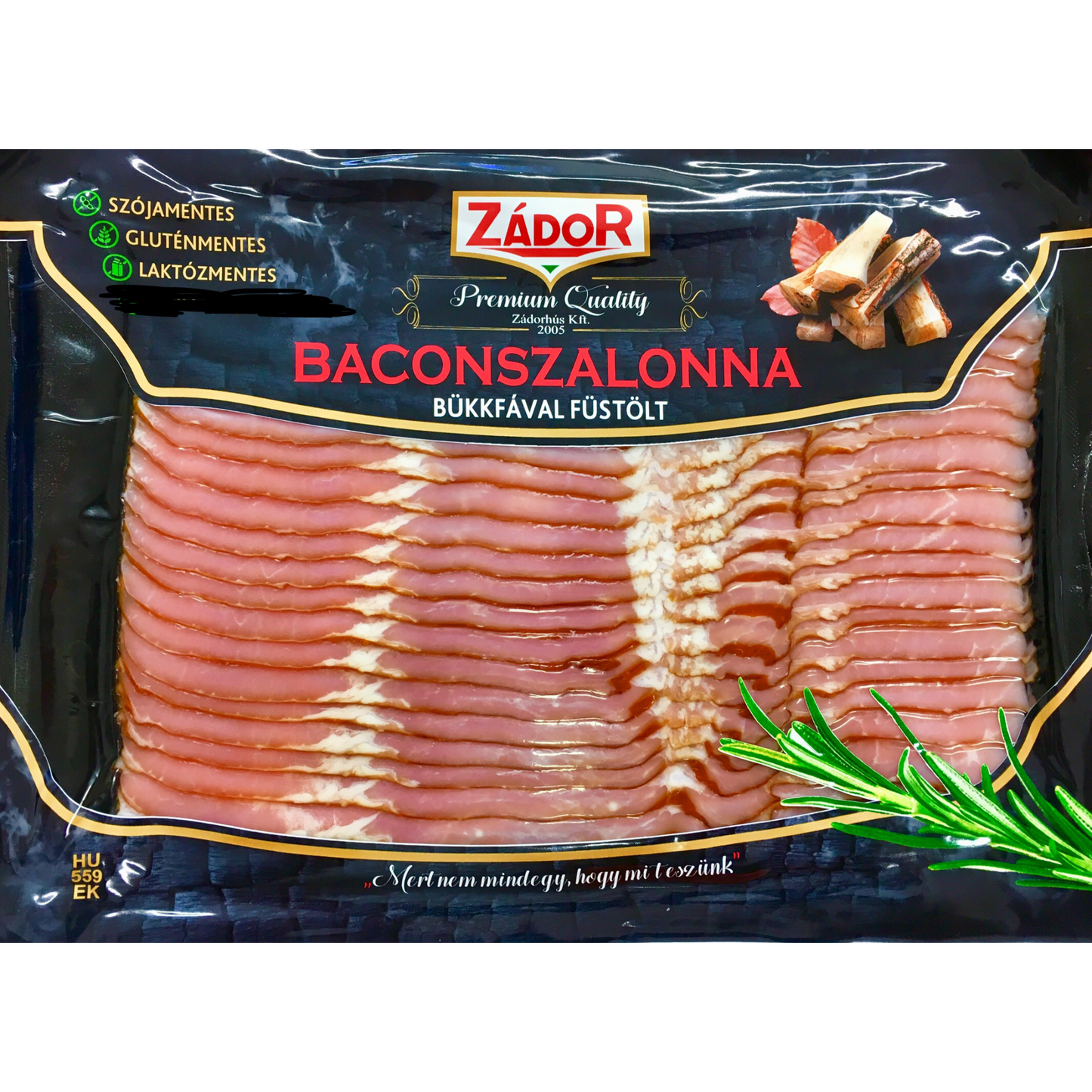 Zador szeletelt bacon szalonna 200 g