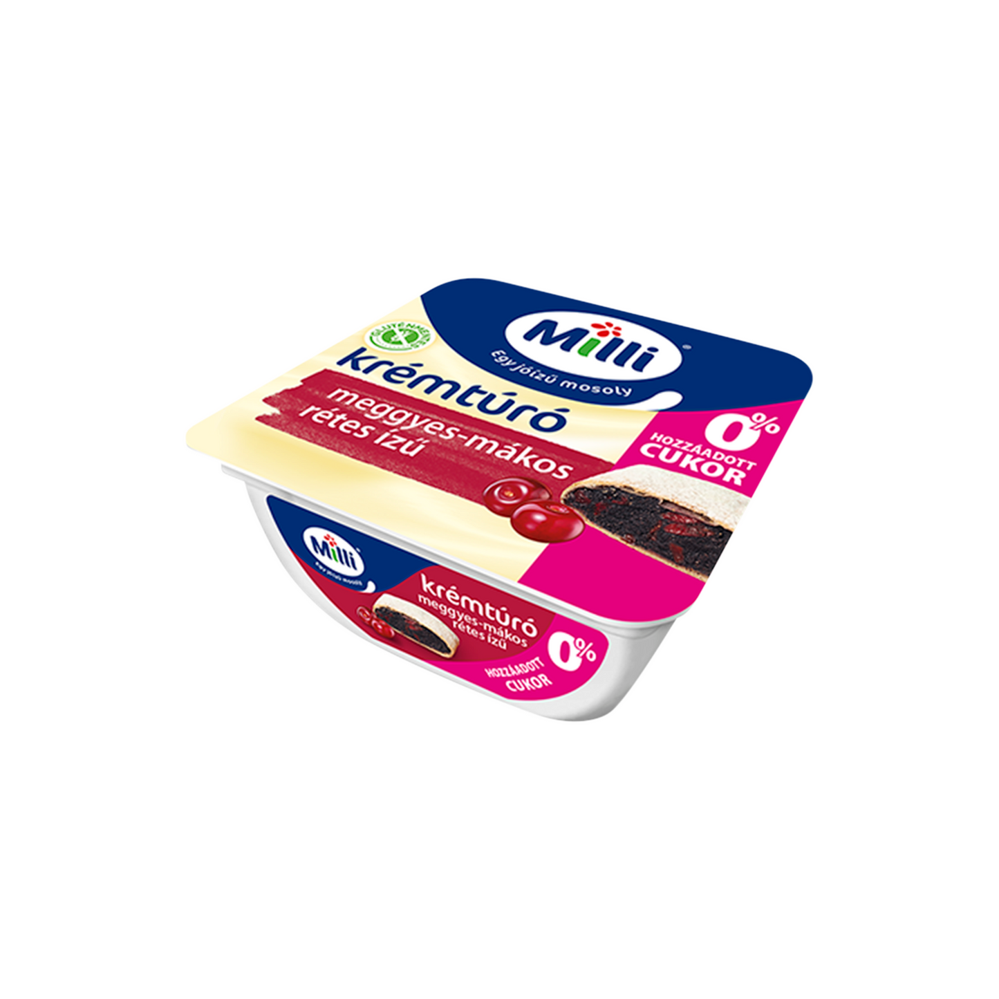 Milli meggyes-mákos rétes ízű krémtúró 90 g