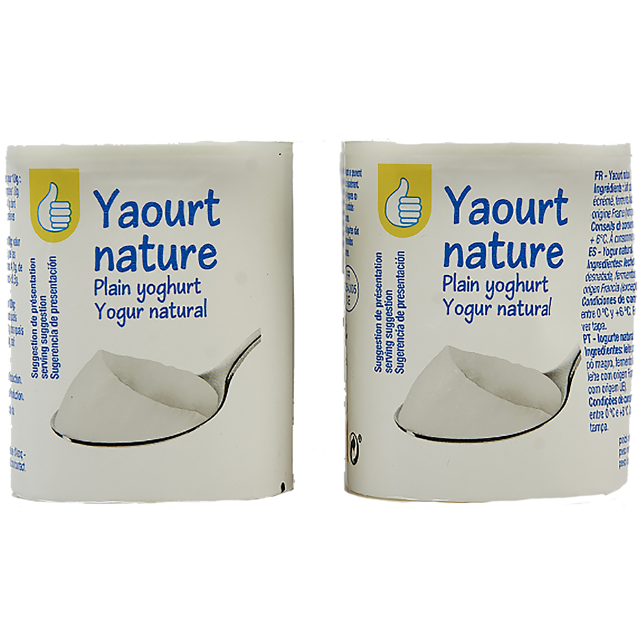 Auchan Tipp natúr joghurt 4 x 125 g