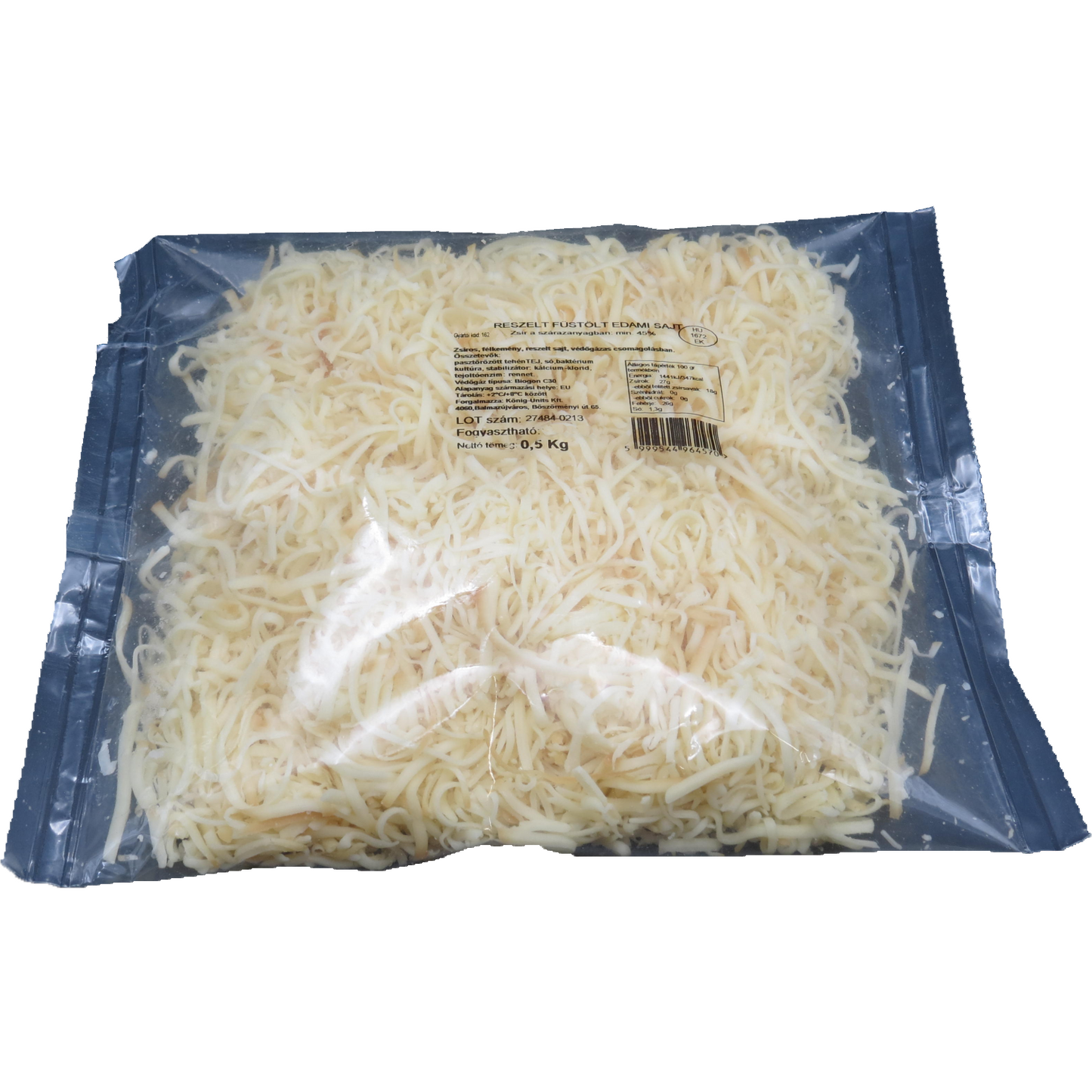 Reszelt Füstölt Edami sajt 500 g