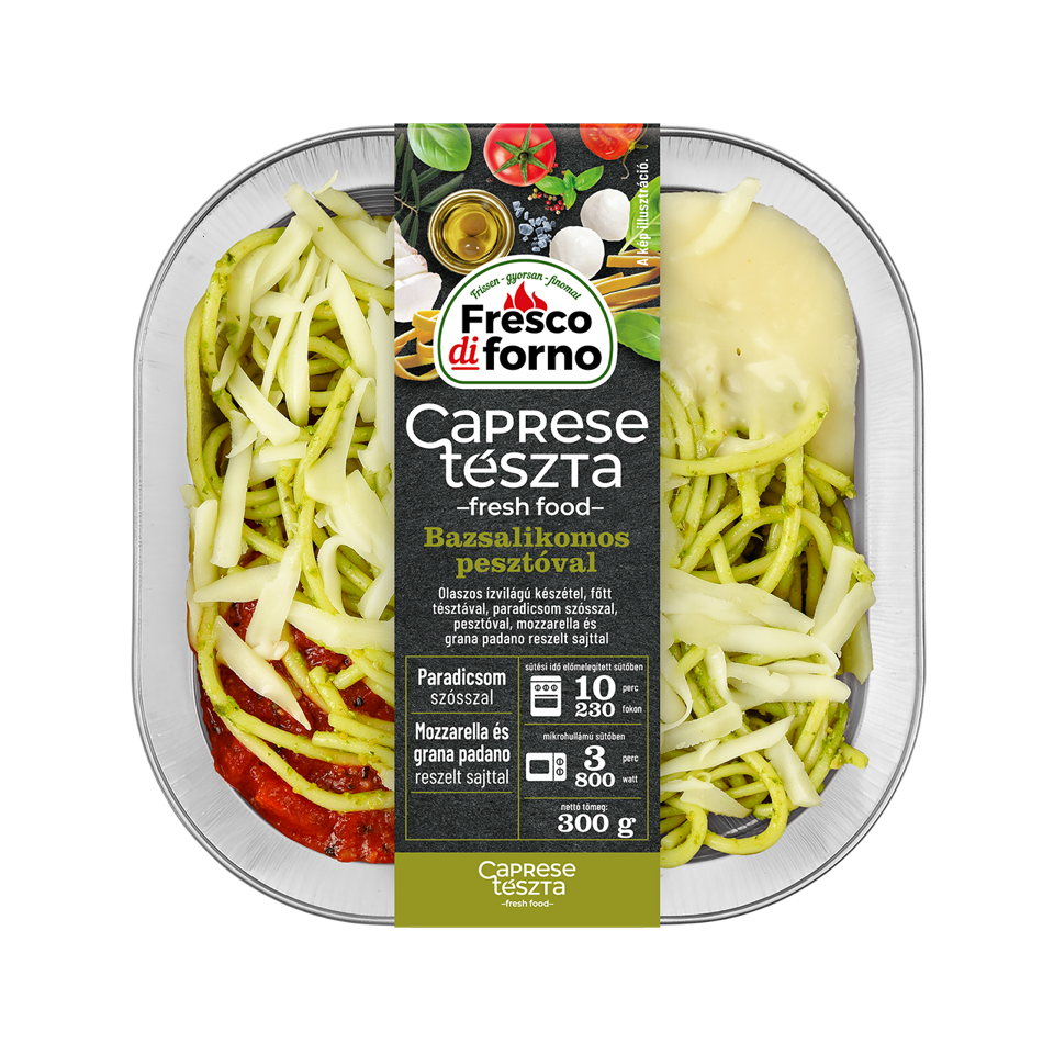 Caprese tésztaétel 300g