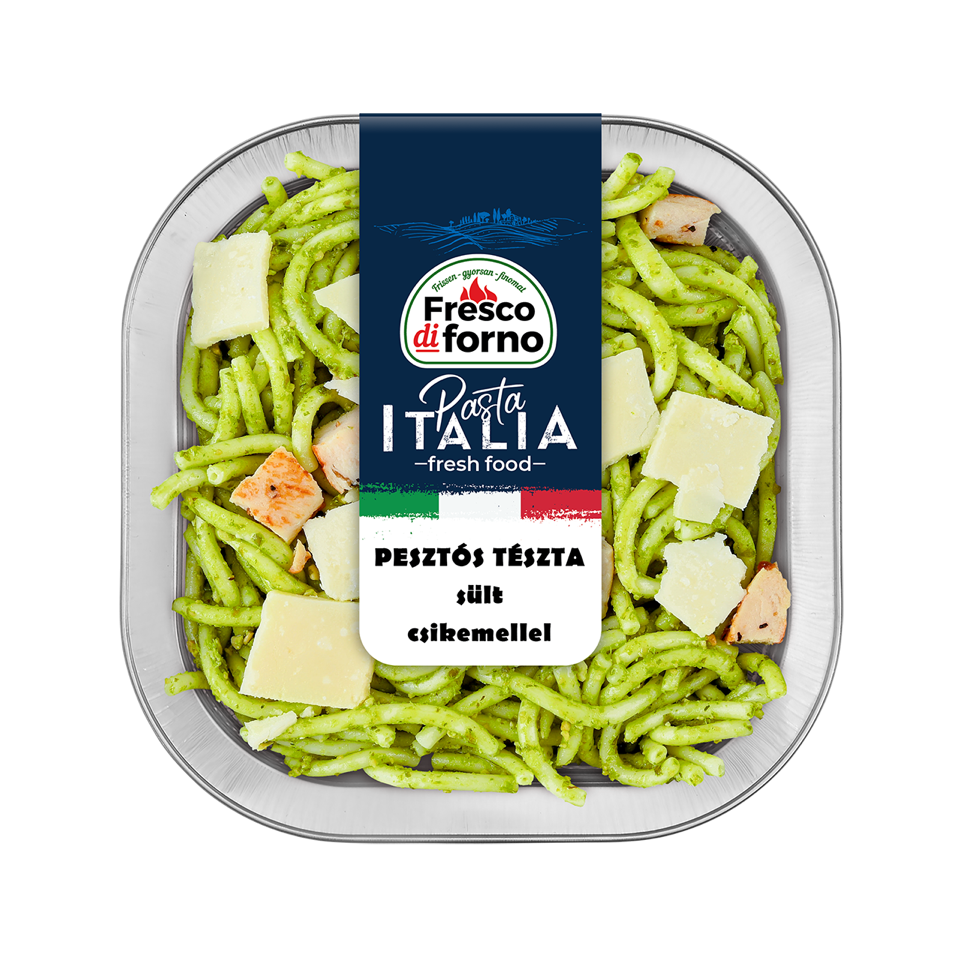 Pesztós csirke tésztaétel 300 g.