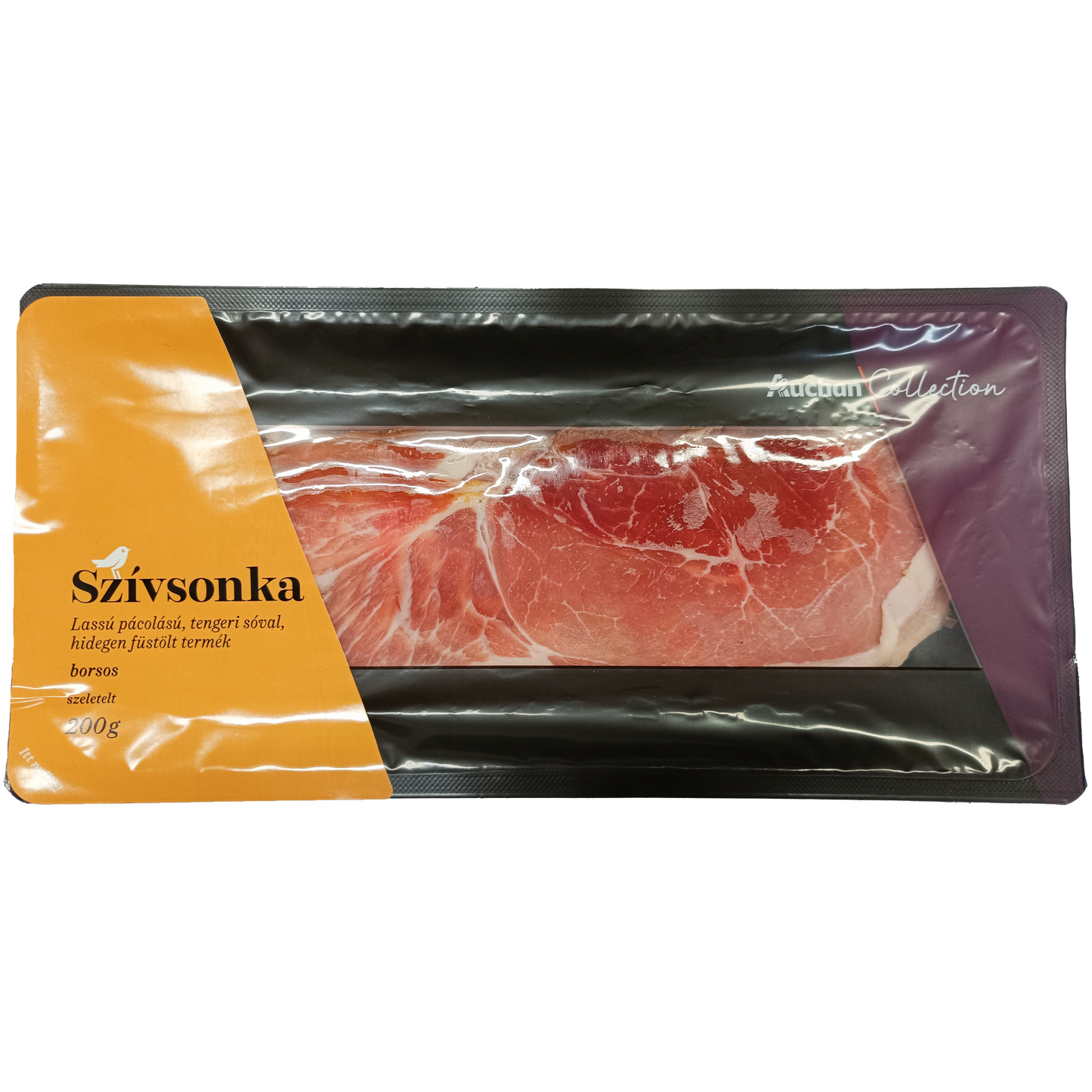 Auchan Collection borsos szeletelt szívsonka 200 g