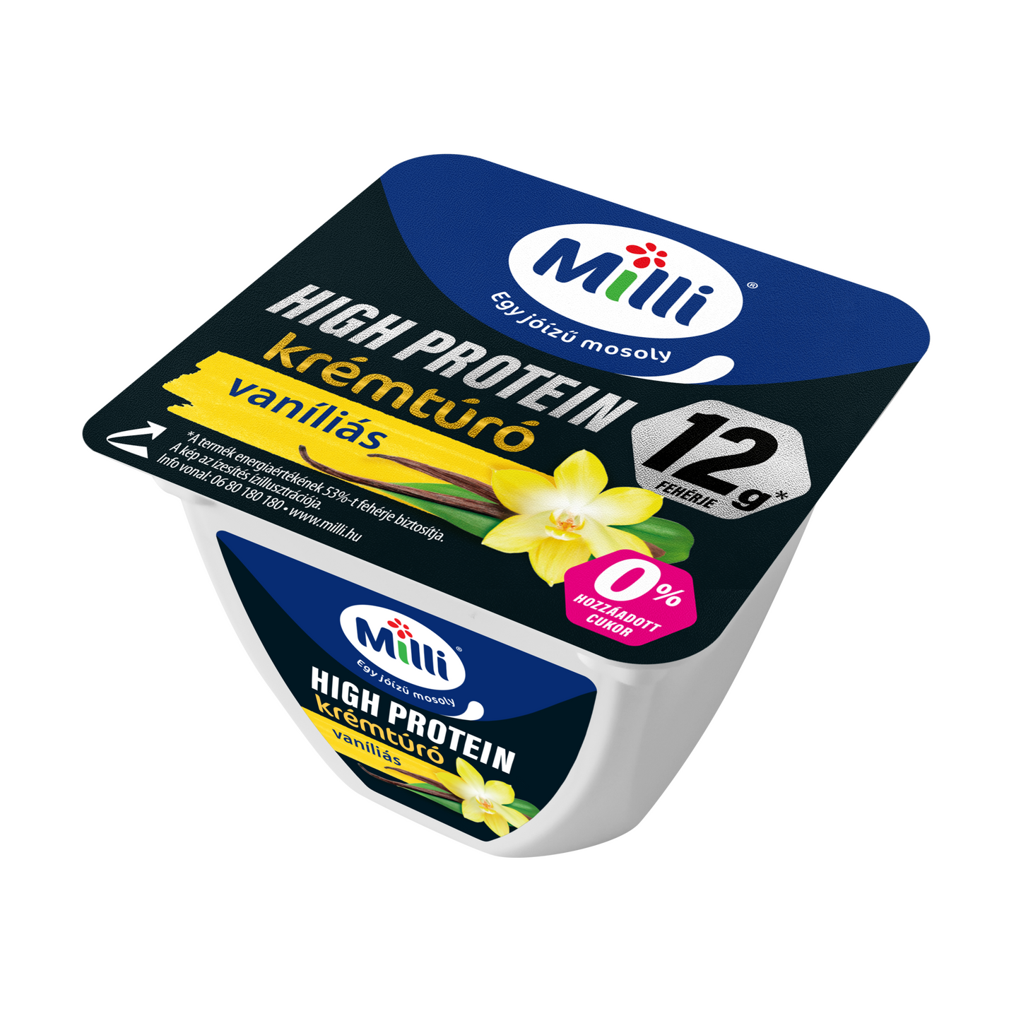 Milli High Protein vaníliás krémtúró 150 g