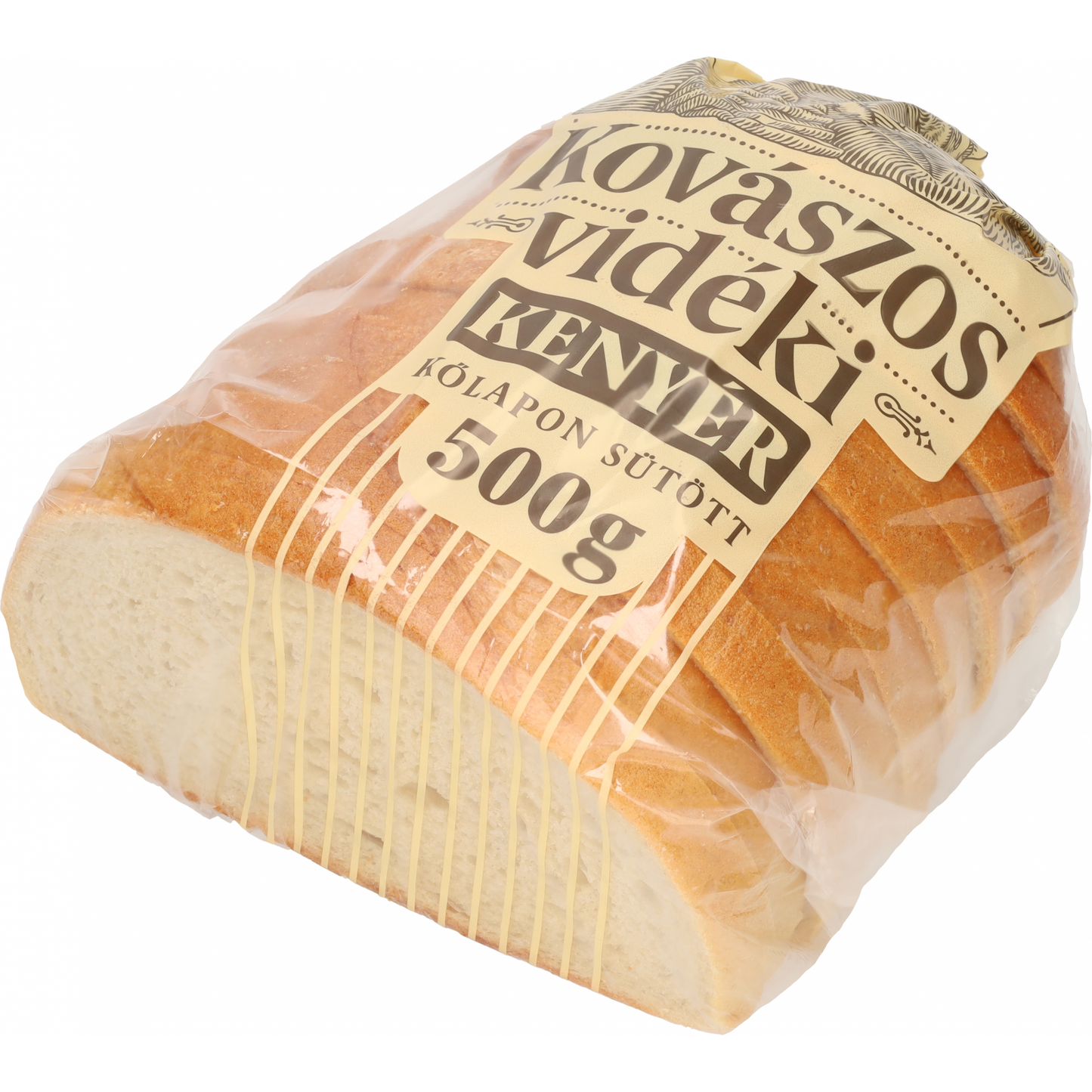 Kovászos vidéki kenyér szeletelt 500g