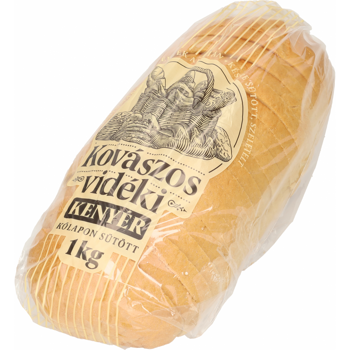 Kovászos vidéki kenyér szeletelt 1Kg