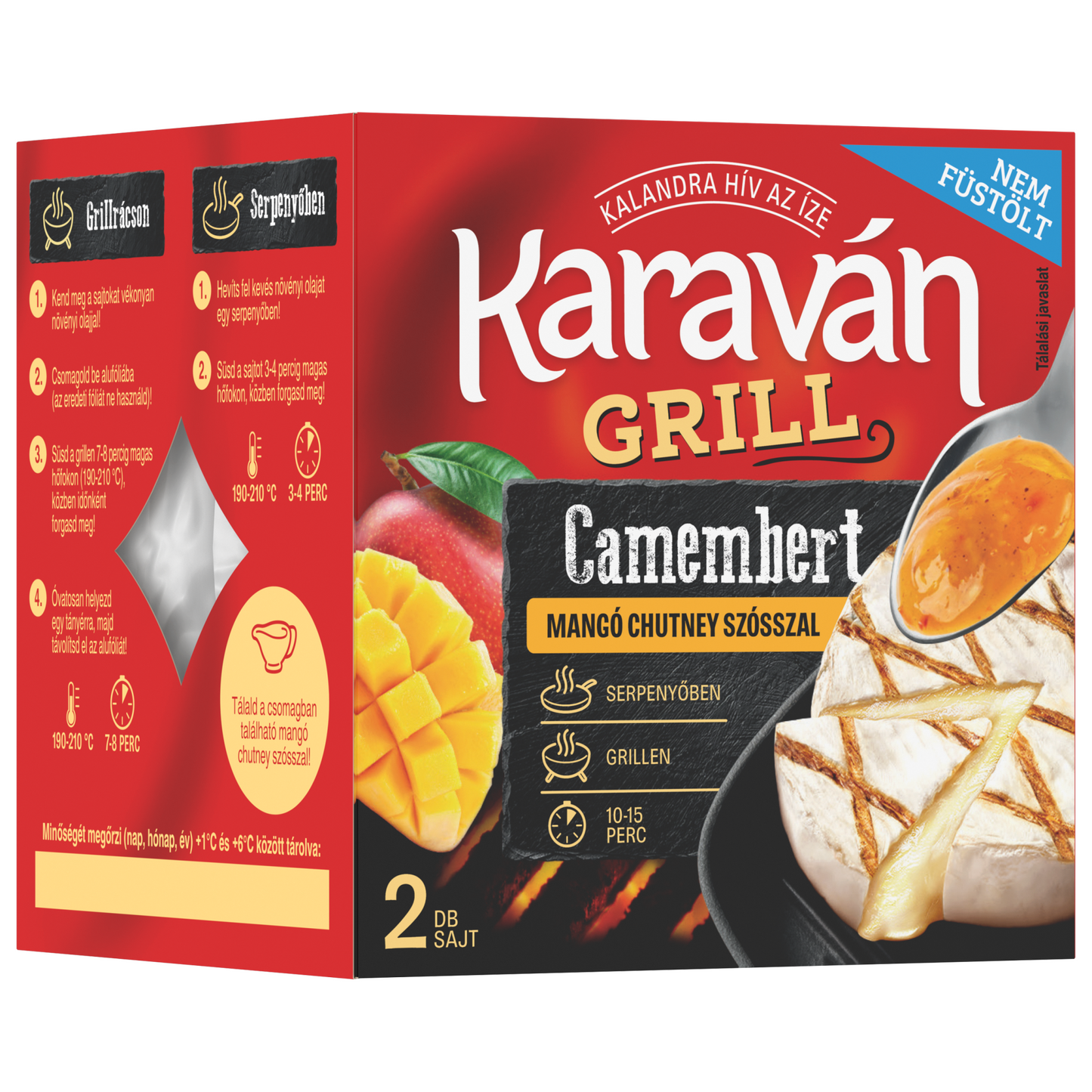 Karaván Grill camembert mangó chutney szósszal 2 x 100 g + 30 g szósz