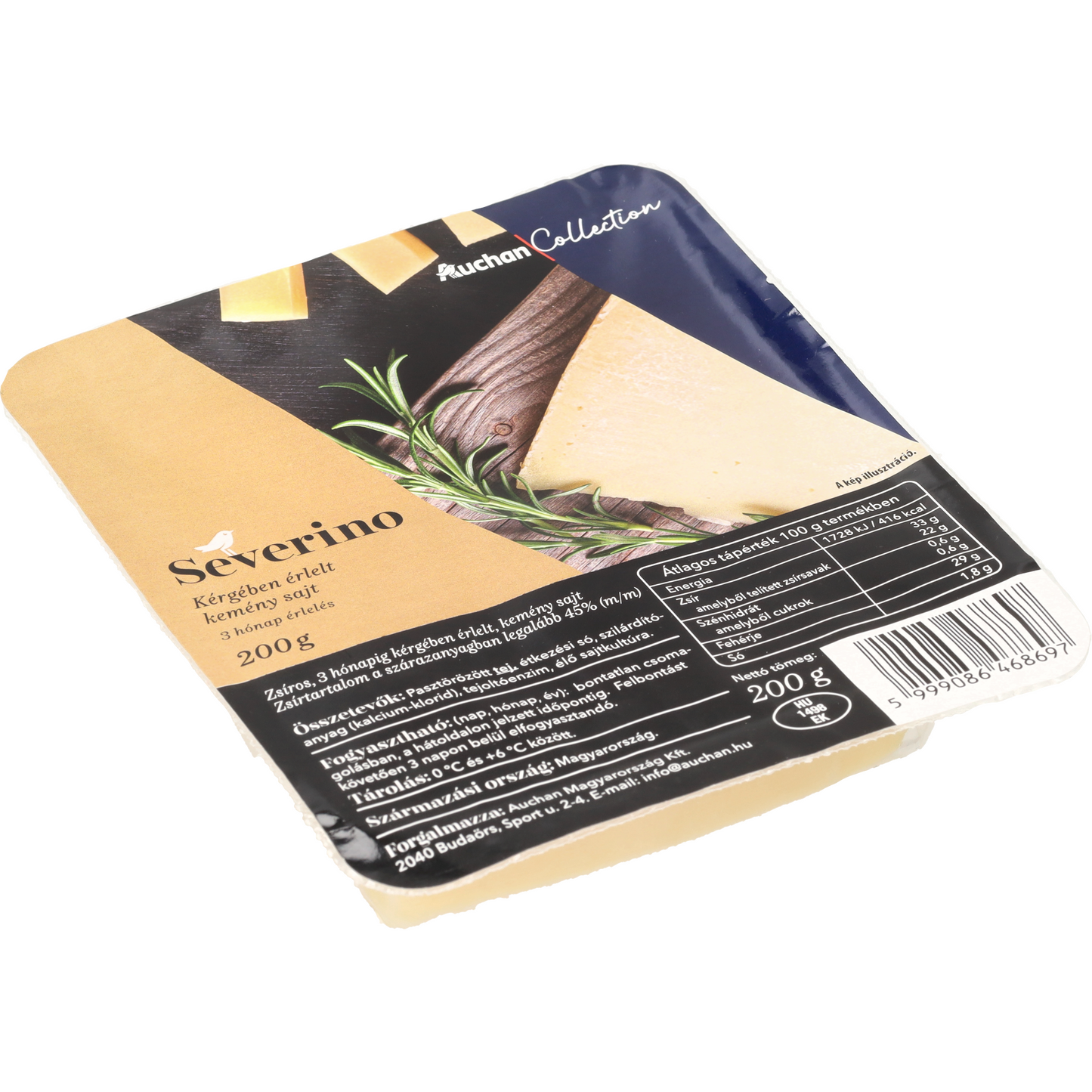 Auchan Collection Severino érlelt sajt 200 g