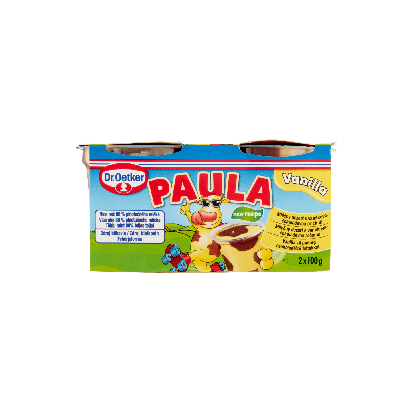 Dr. Oetker Paula vaníliaízű puding csokoládéízű foltokkal 2 x 100 g (200 g)