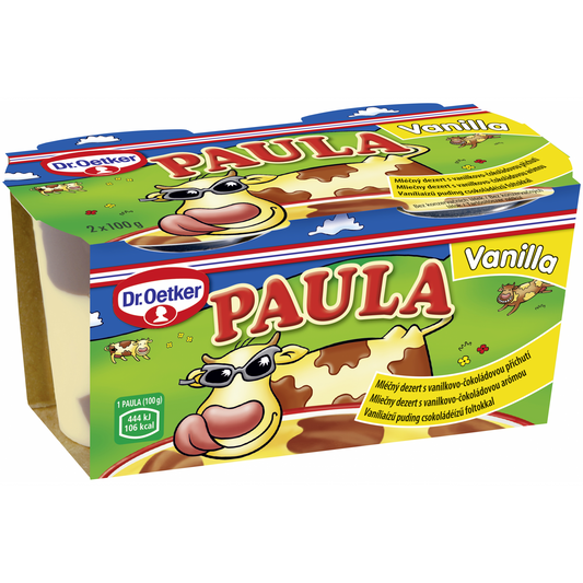 Dr. Oetker Paula vaníliaízű puding csokoládéízű foltokkal 2 x 100 g (200 g)