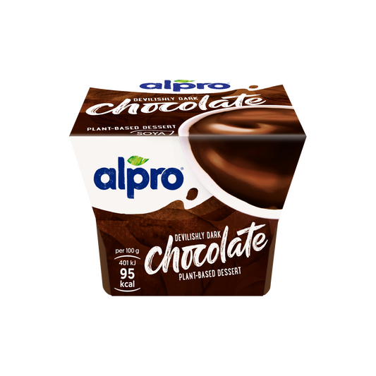 Alpro ördögien sötét étcsokoládés desszert 125 g
