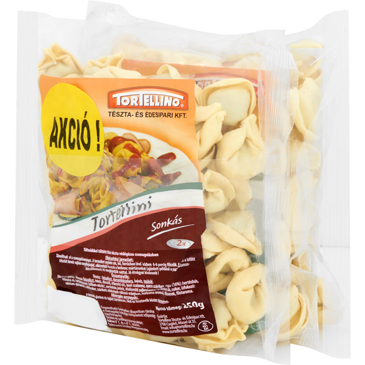 TORTELLINO TORTELLINI SONKÁS, SAJTOS, GOMBÁS TÖLTELÉKKEL TÖLTÖTT FRISS TÉSZTA 3 X 250 G