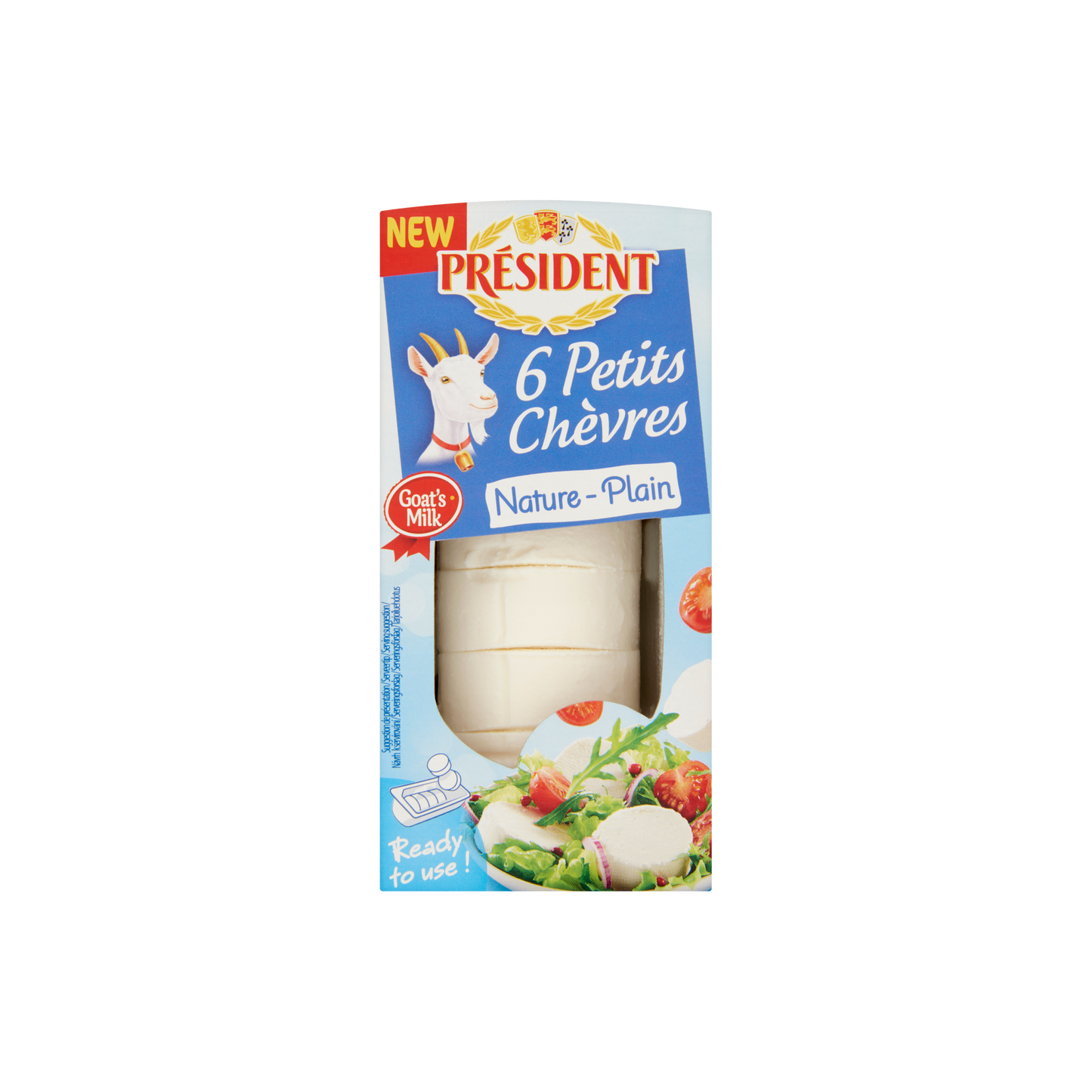 Président Petits Chevres zsíros, lágy, natúr kecskesajt 6 db 100 g