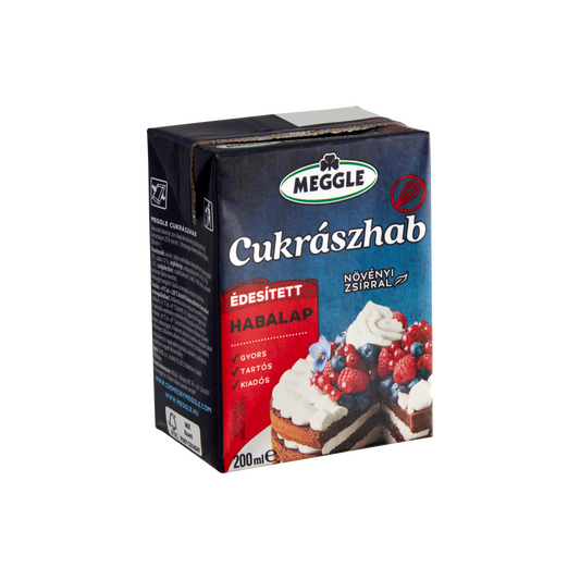 Meggle Cukrászhab UHT édesített habalap 200 ml