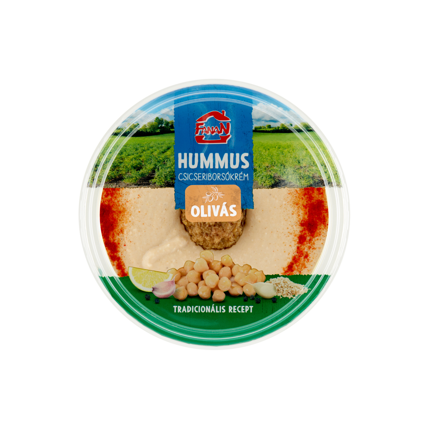 Fanan hummus olivás csicseriborsó krém 250 g