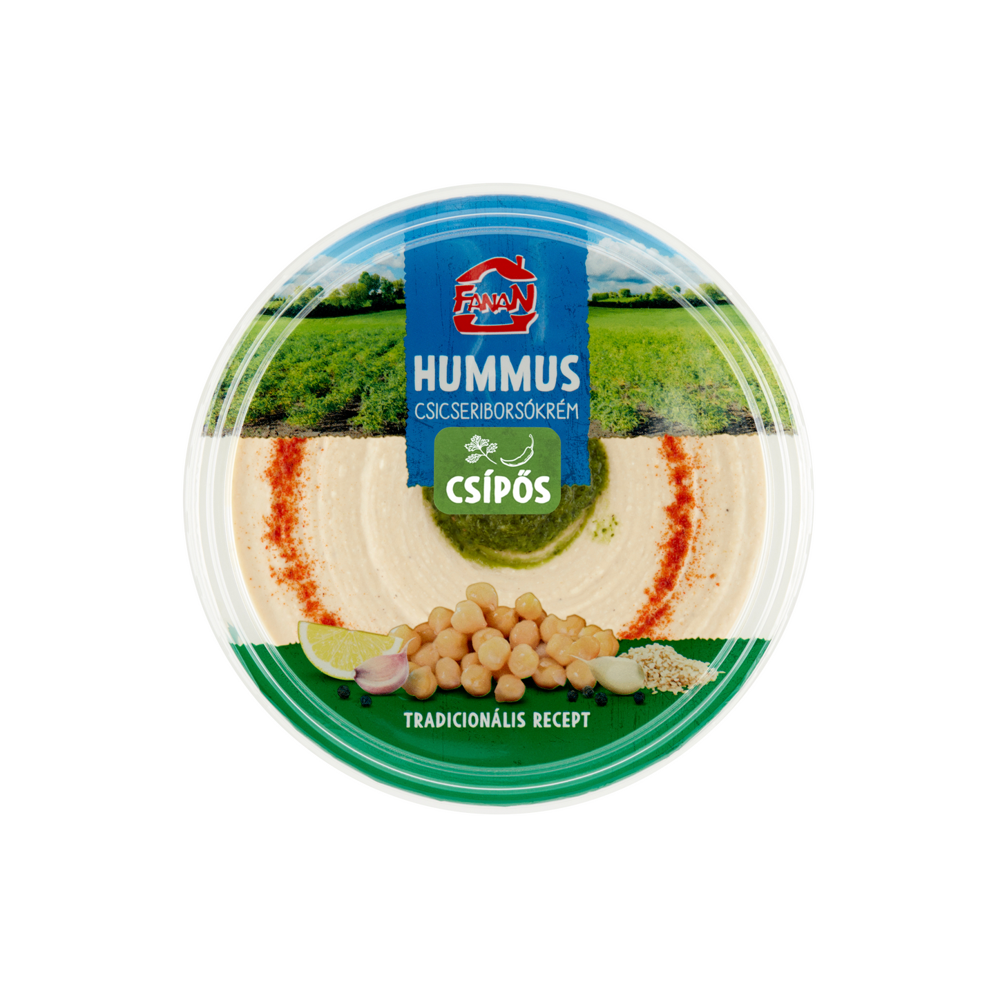 Fanan Hummus csípős csicseriborsó krém 250 g