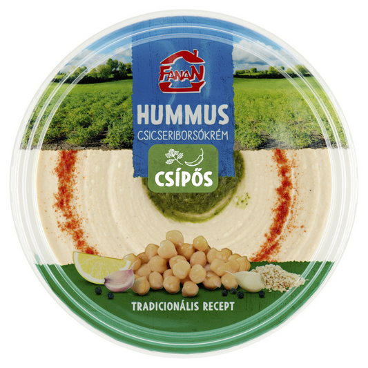 Fanan Hummus csípős csicseriborsó krém 250 g