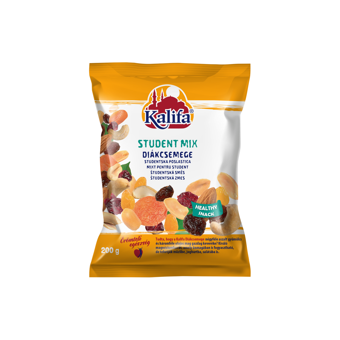 Kalifa Diákcsemege aszalt gyümölcsök és magvak keveréke 200 g