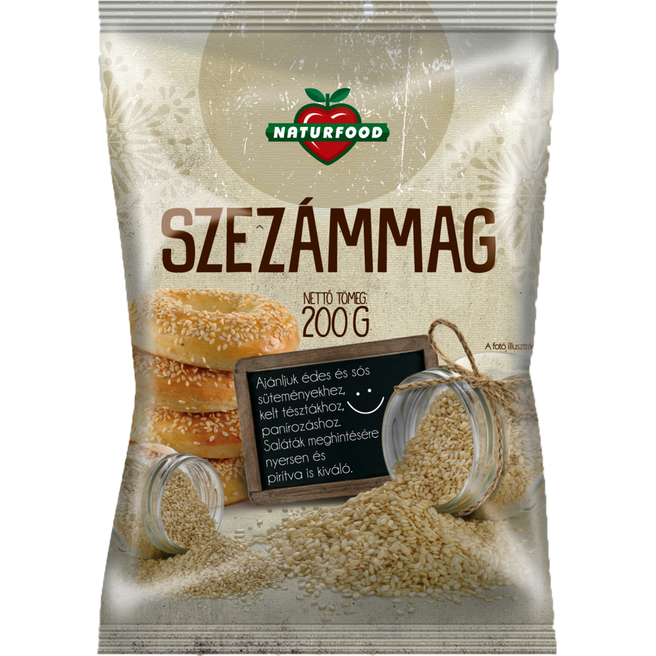 NaturFood Szezámmag 200g