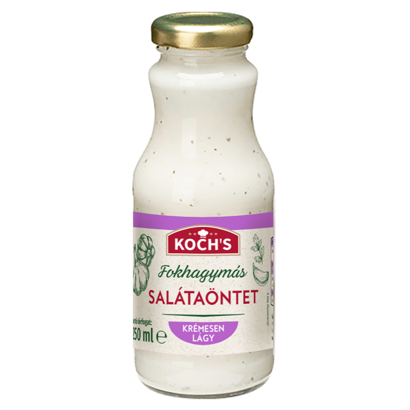 KOCHs Kerti Party fokhagymás salátaöntet 250 ml