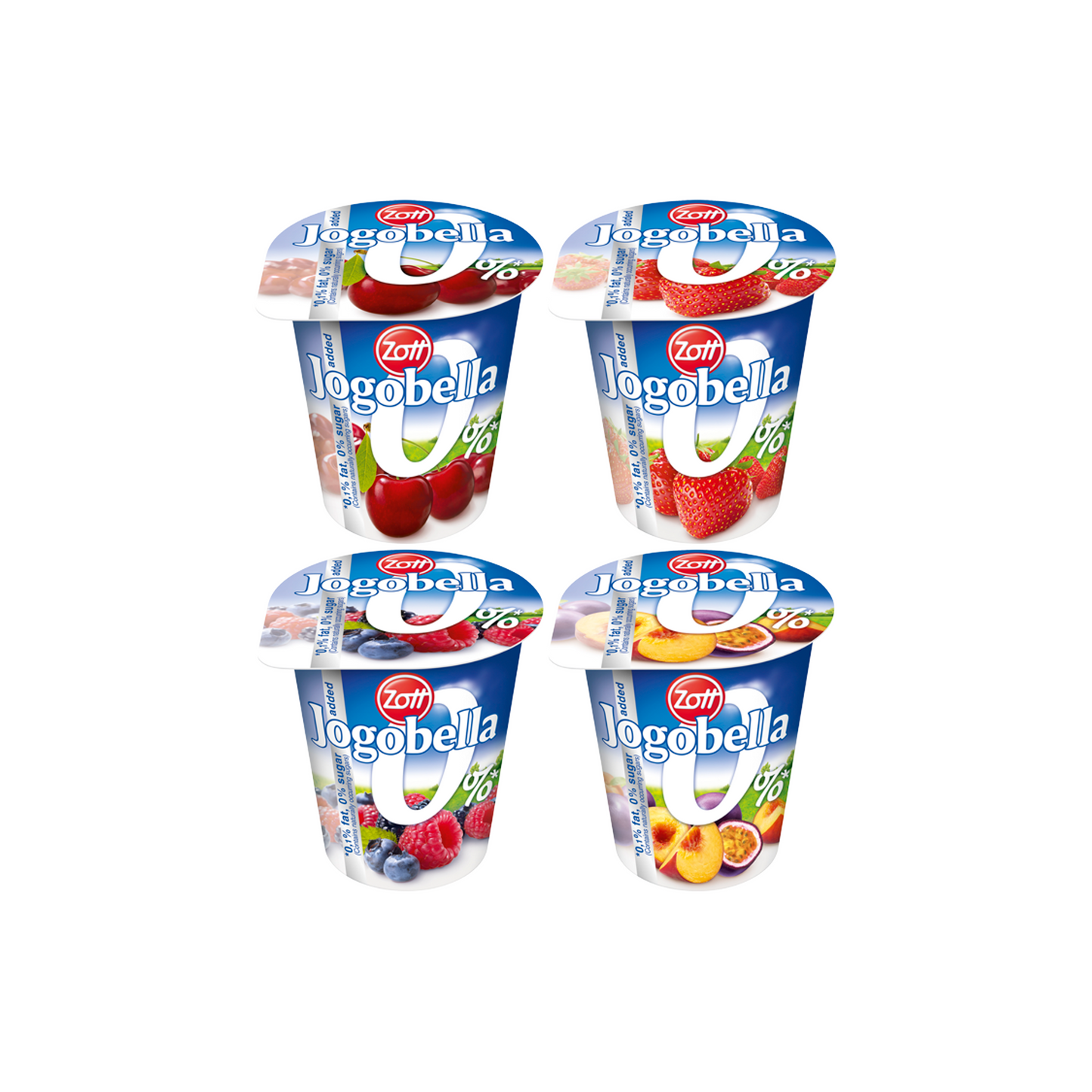 Zott Jogobella 0% élőflórás, sovány joghurt édesítőszerekkel 150 g