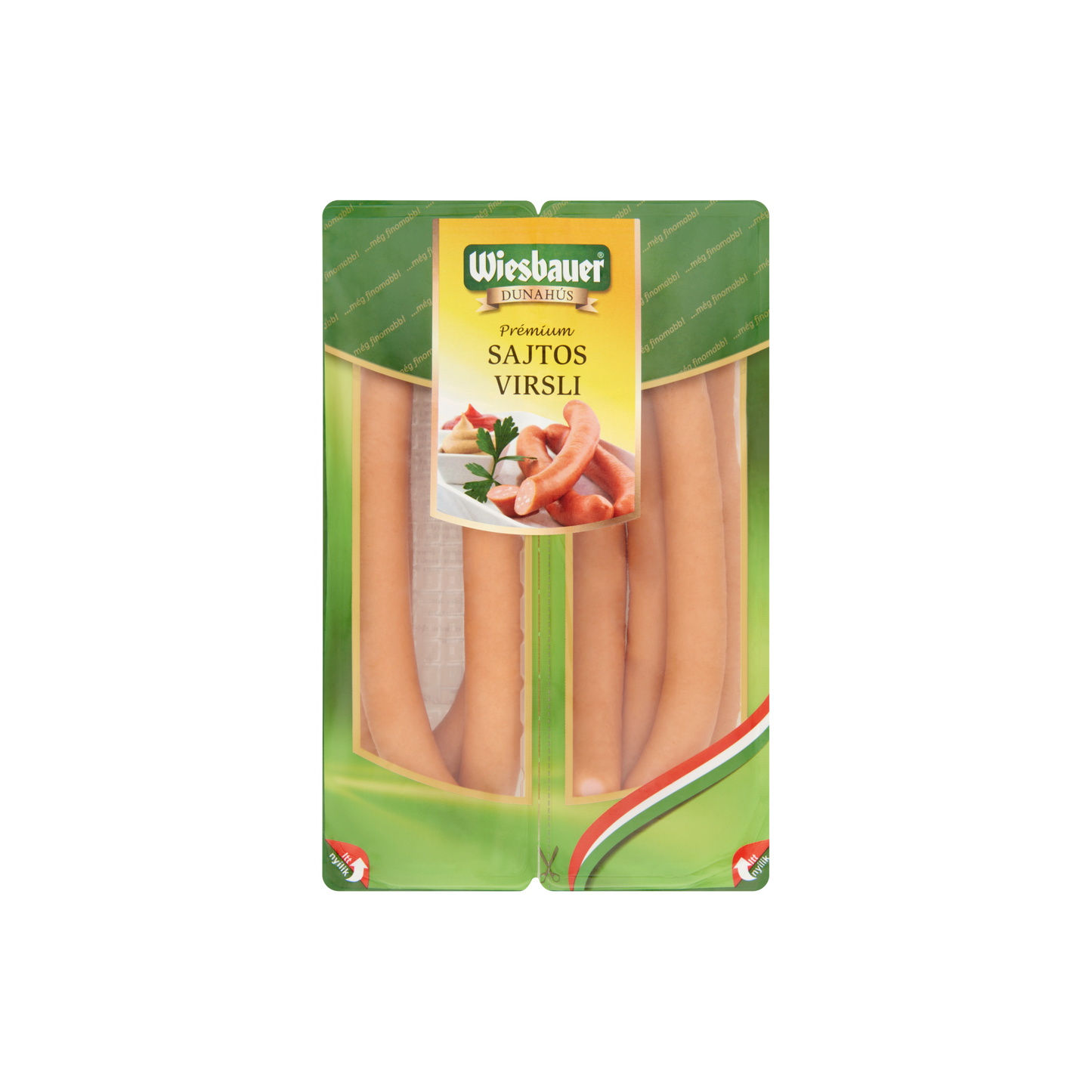 Wiesbauer Prémium sajtos sertésvirsli 400 g