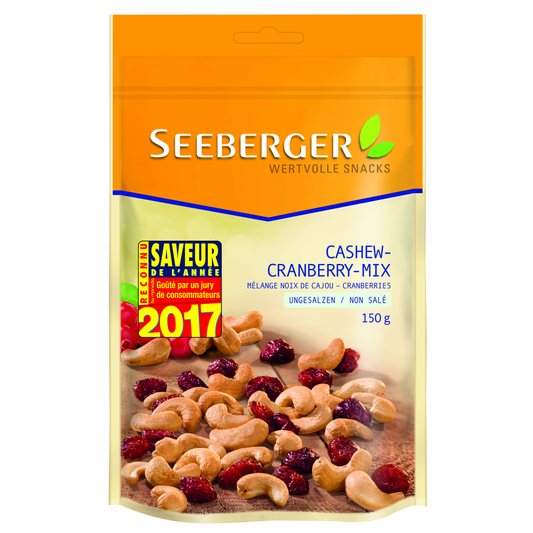 Seeberger pörkölt kesudió és aszalt, cukrozott áfonya keveréke 150 g