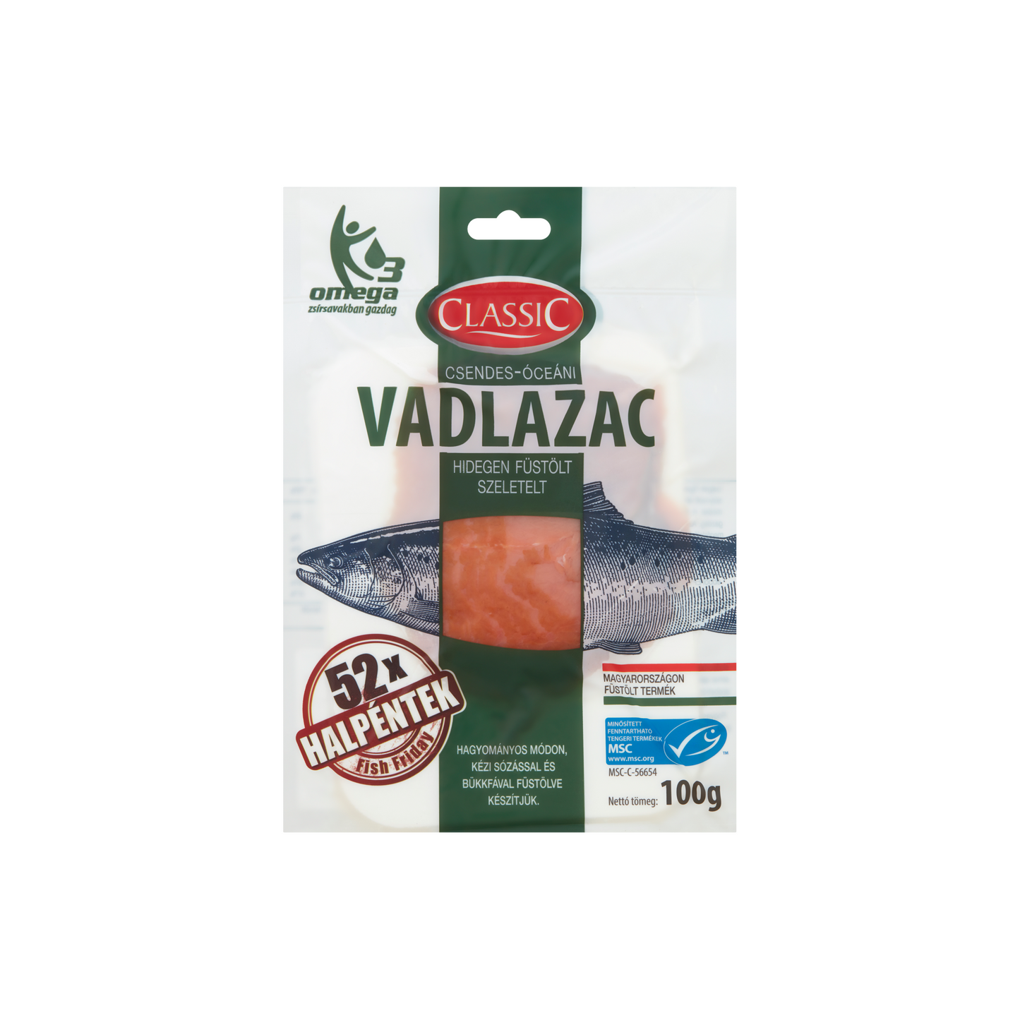Classic Csendes-Óceáni vadlazac 100 g