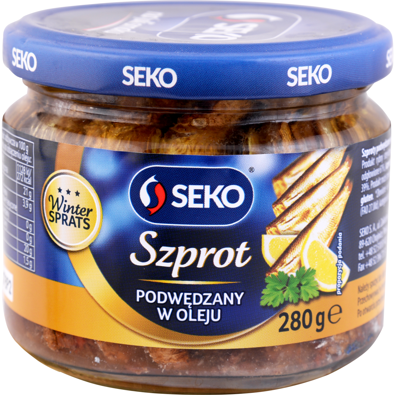 Füstölt sprotni olajban 280 g